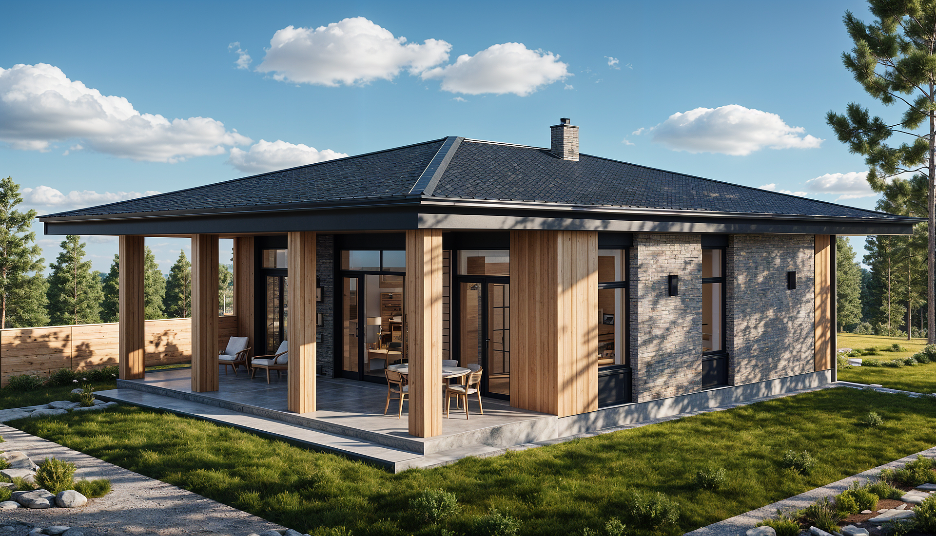 Дом из камня VZ-789